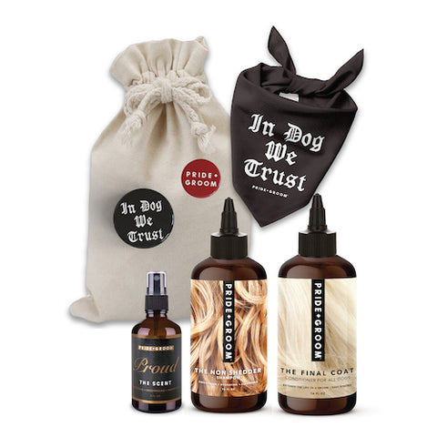 p+g deluxe gift set for dogs