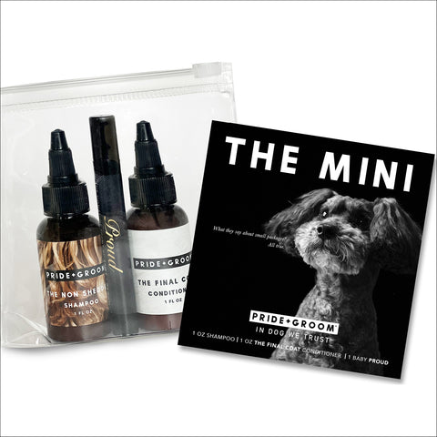 Travel size dog shampoo, best dog shampoo, shampoo for non-shedding dogs