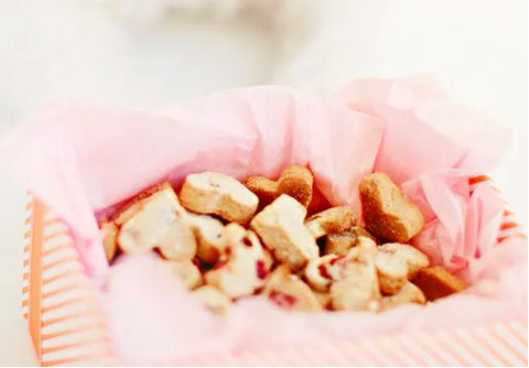 cranberry hearts treats for dogs valentine's day