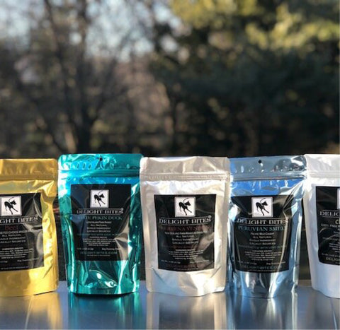 best dog treats, dog gift ideas, DELIGHTED DOG DELIGHT BITES
