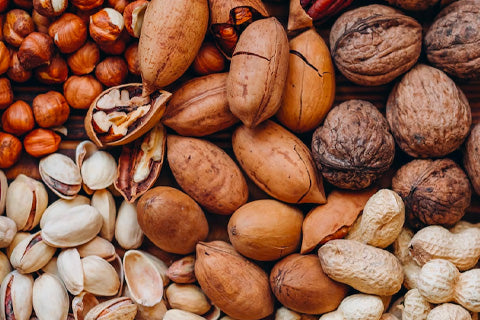 different types of nuts